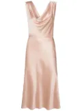 Blumarine satin midi dress - Pink