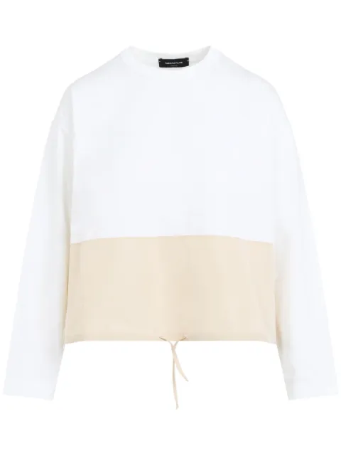 Fabiana Filippi drawstring-hem cotton jumper 