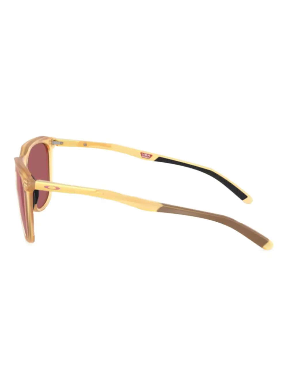 Oakley Thurso zonnebril met vierkant montuur - Geel