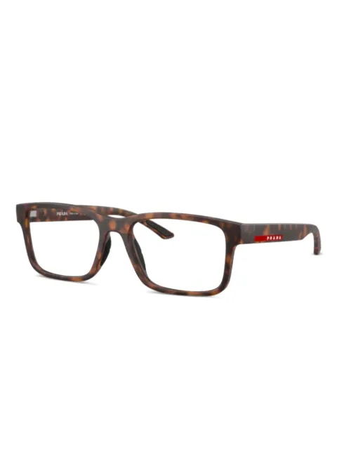 Prada Linea Rossa lentes con armazón rectangular
