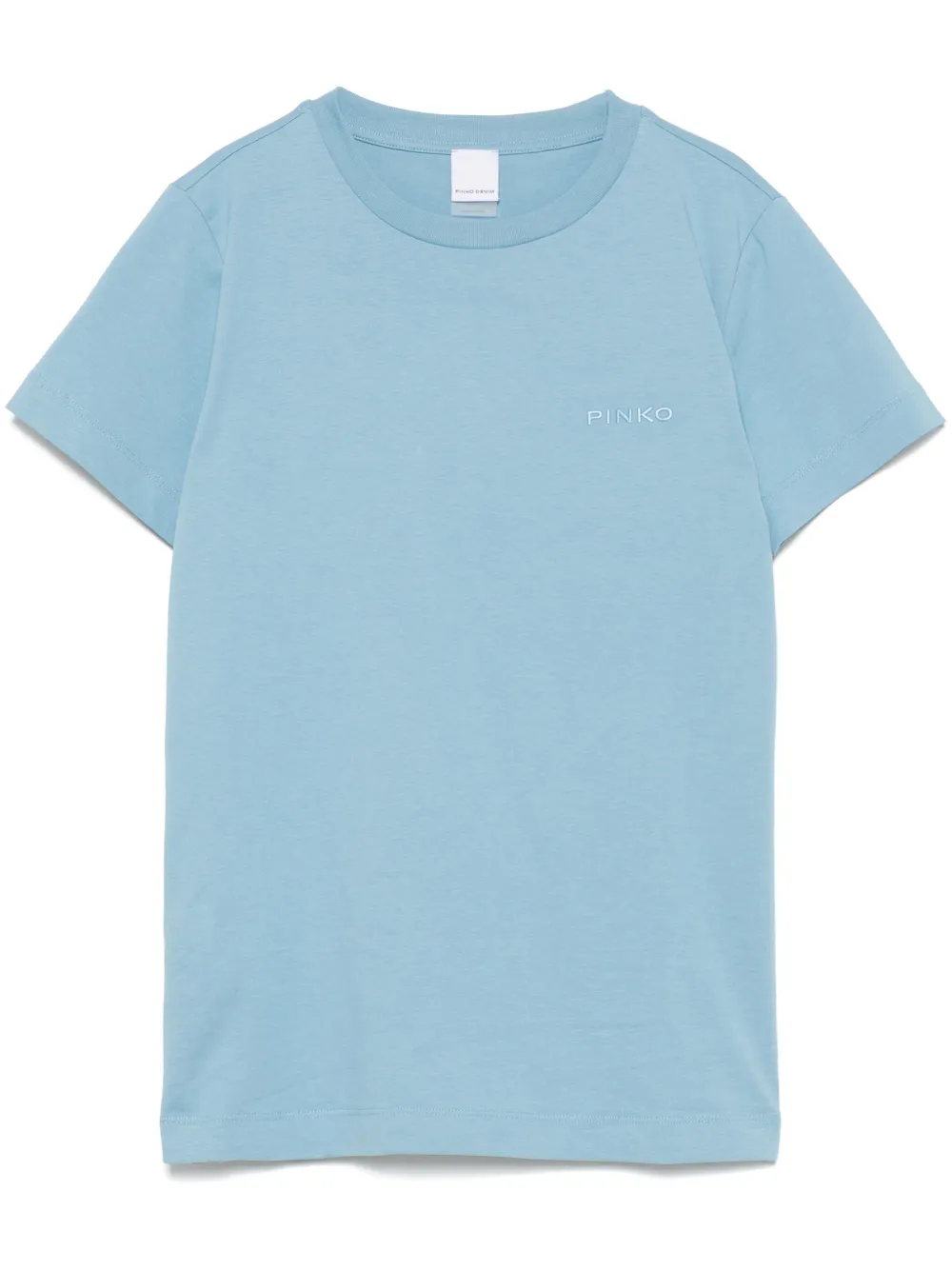 PINKO T-shirt met geborduurd logo Blauw