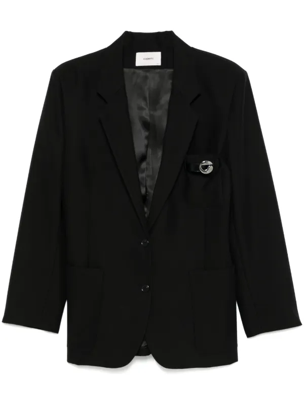 Coperni Belted-pocket Blazer in Black