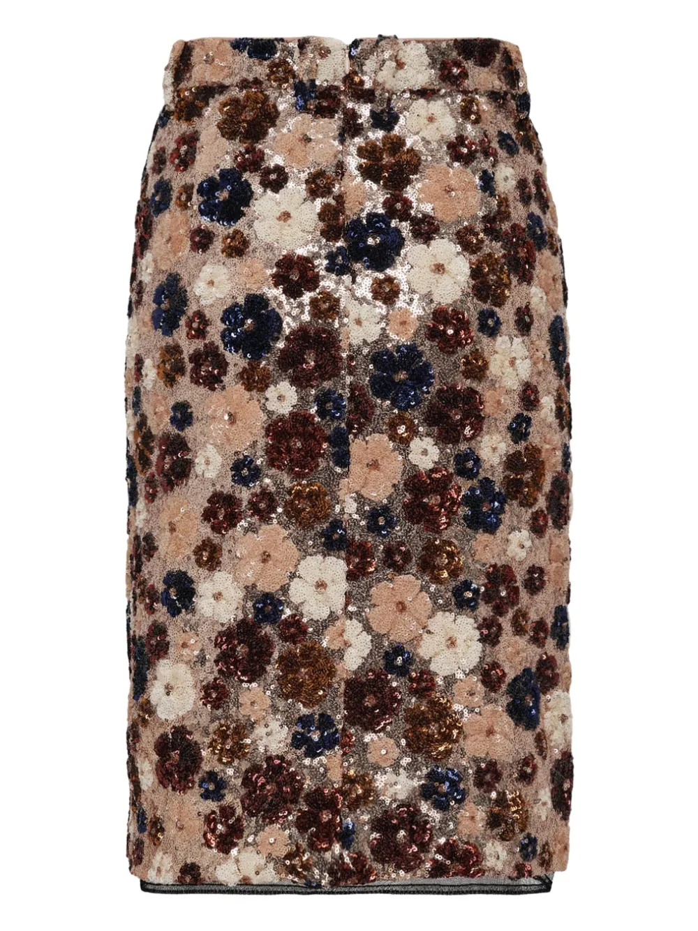  Nº21 Zip-fastening Skirt - Brown 