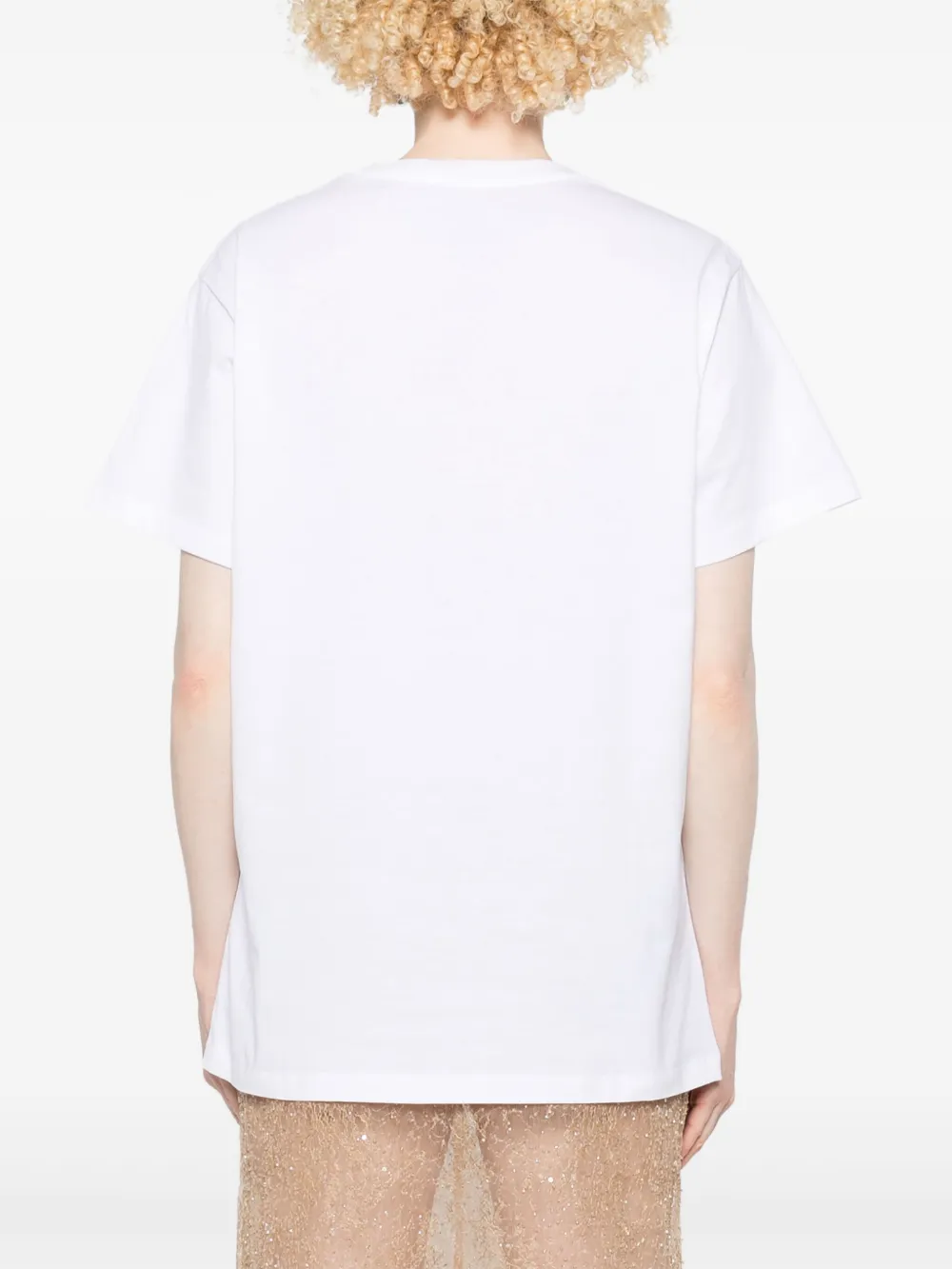 Shop N°21 Cherry-print T-shirt In White