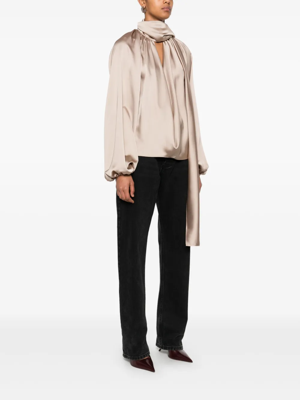 THE ANDAMANE Viola blouse Beige