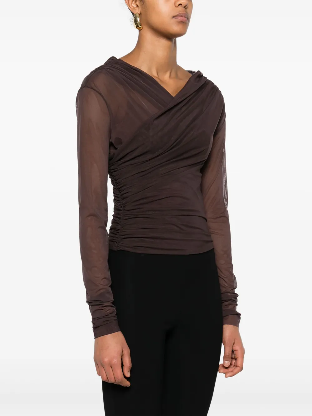 THE ANDAMANE Trixie top Bruin