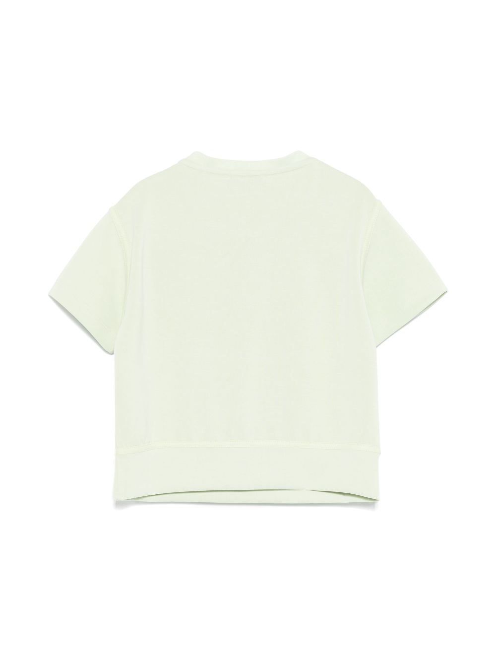 Emporio Armani Kids logo-embroidered T-shirt - Green