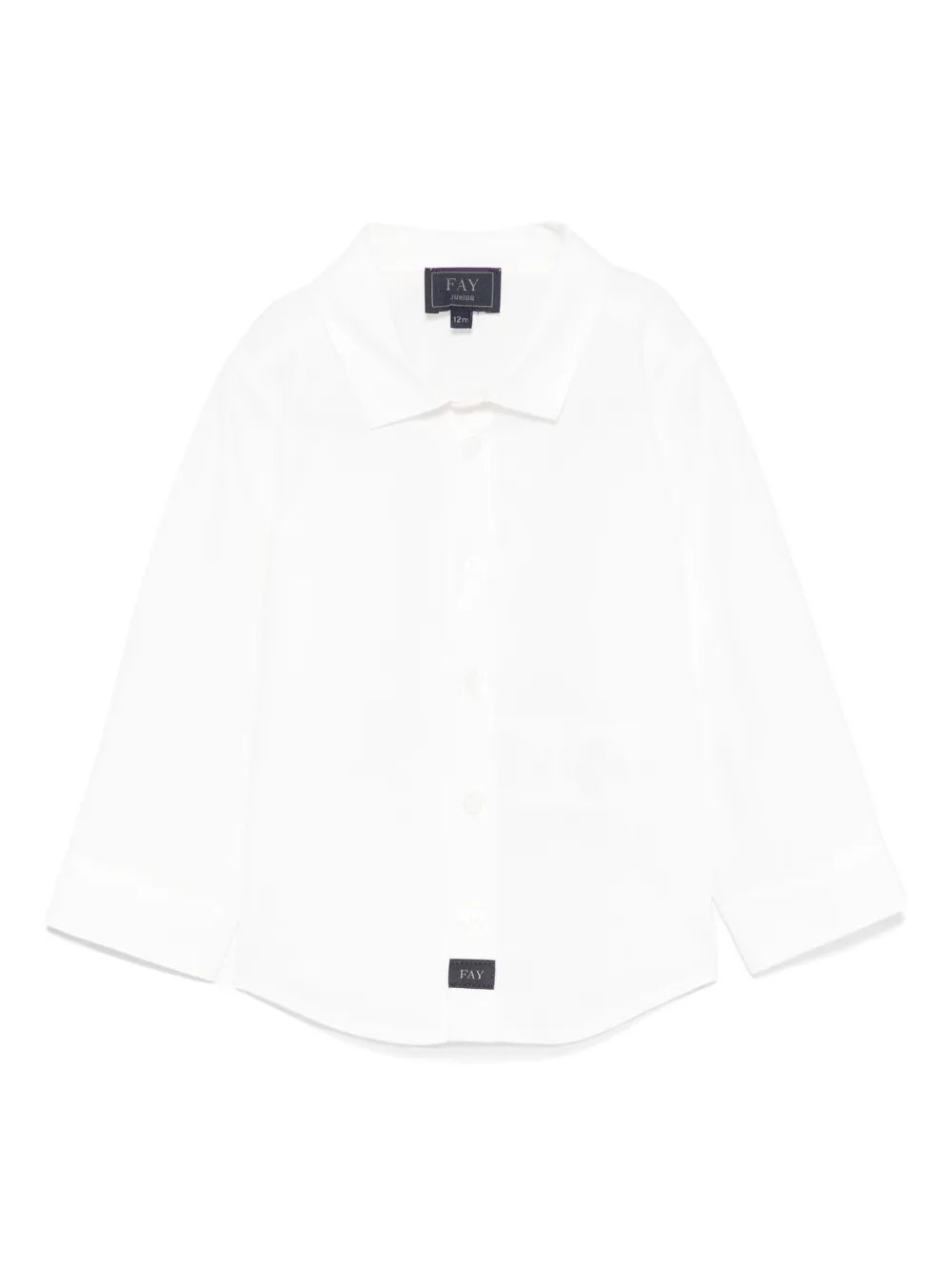 Fay Kids Popeline shirt Wit
