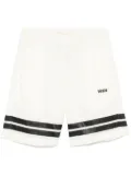 BARROW poplin shorts - White