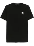Karl Lagerfeld Karl Ikon-patch T-shirt - Black