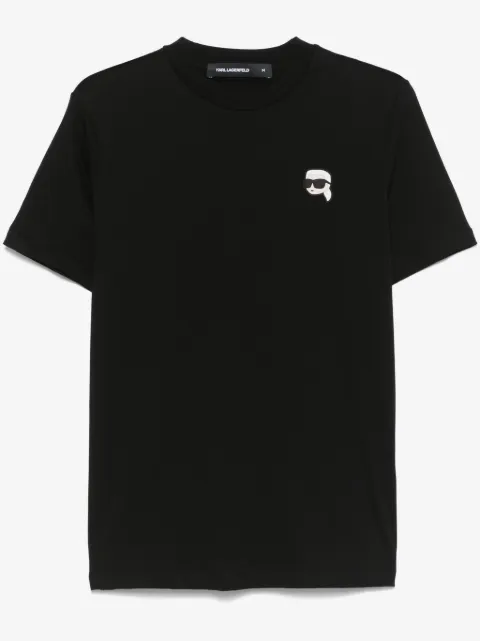 Karl Lagerfeld playera con parche Karl Ikon