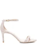 Stuart Weitzman 70mm Nudist sandals - Gold