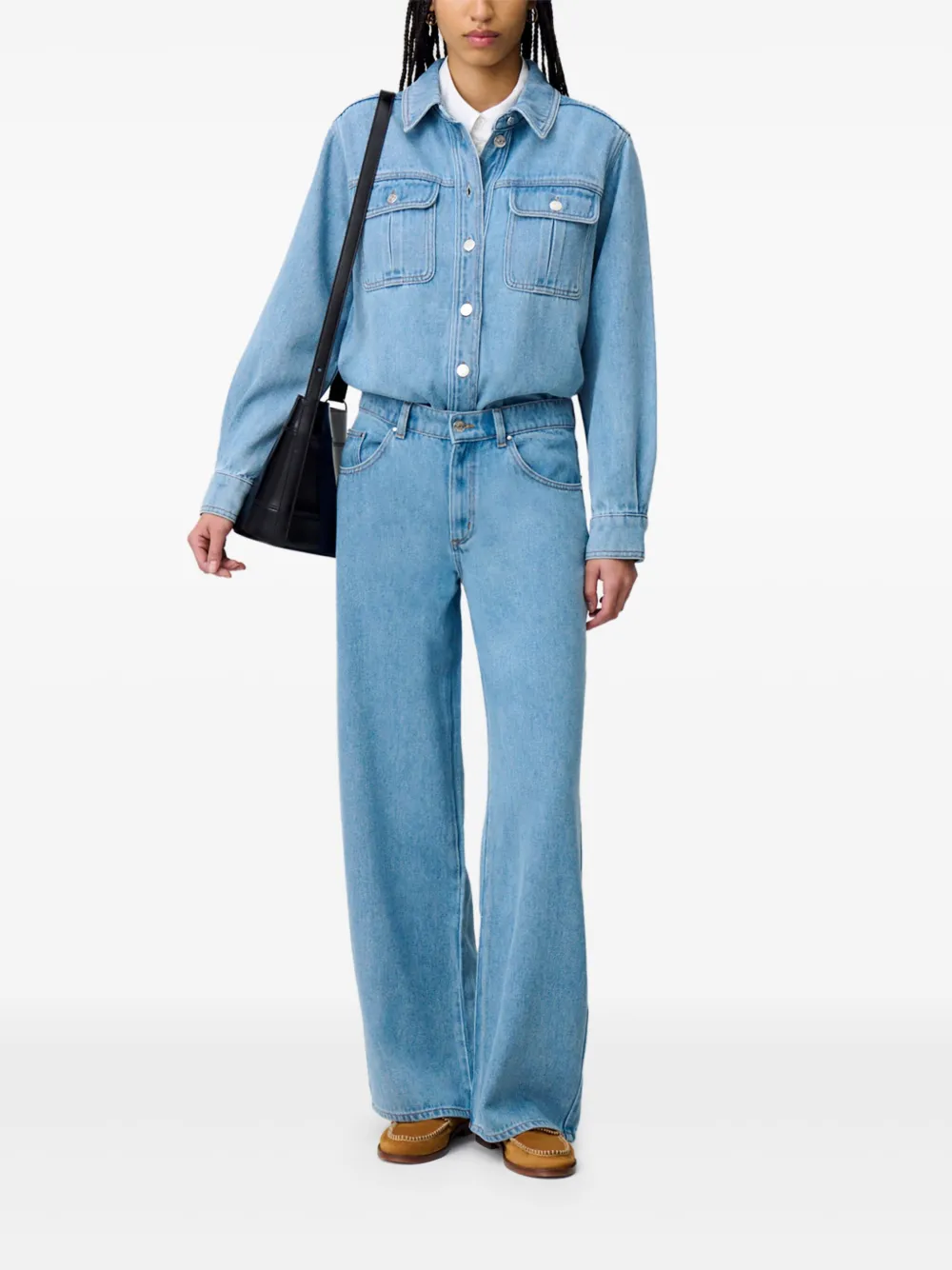 Claudie Pierlot Denim blouse - Blauw