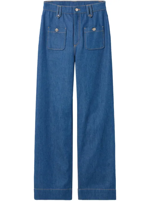 Claudie Pierlot jean Brut - Bleu - Claudie Pierlot - Modalova