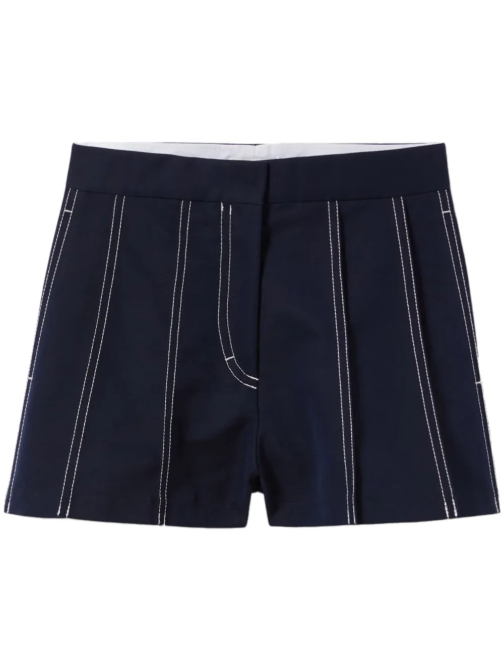 contrasting-stitching shorts