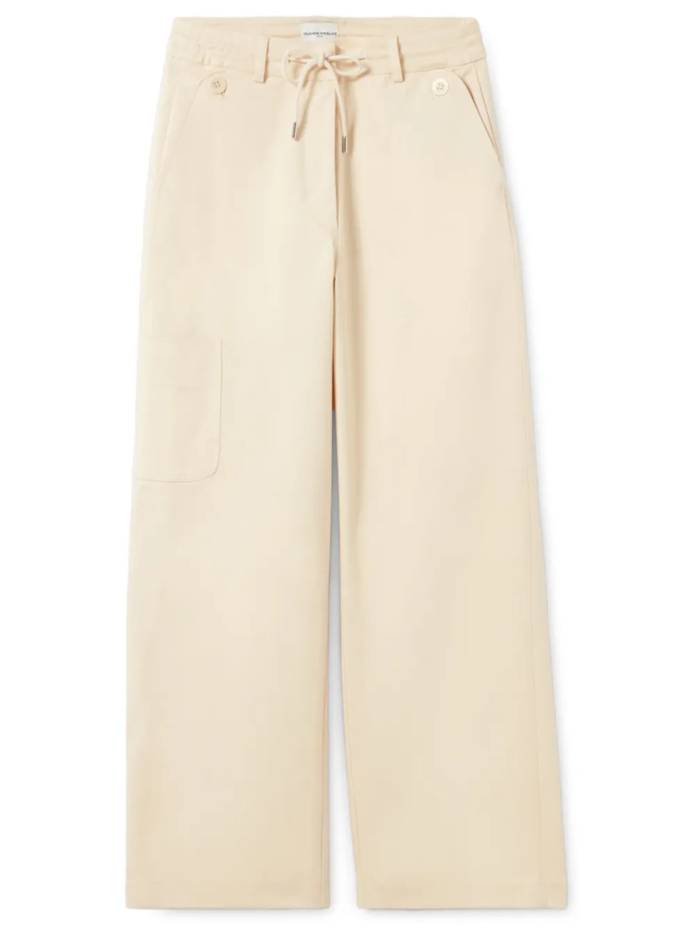 low-waist cargo trousers