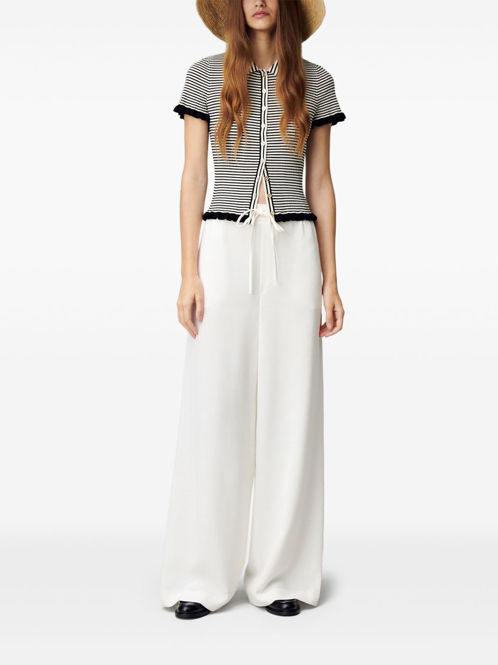 Claudie Pierlot wide-leg trousers - White