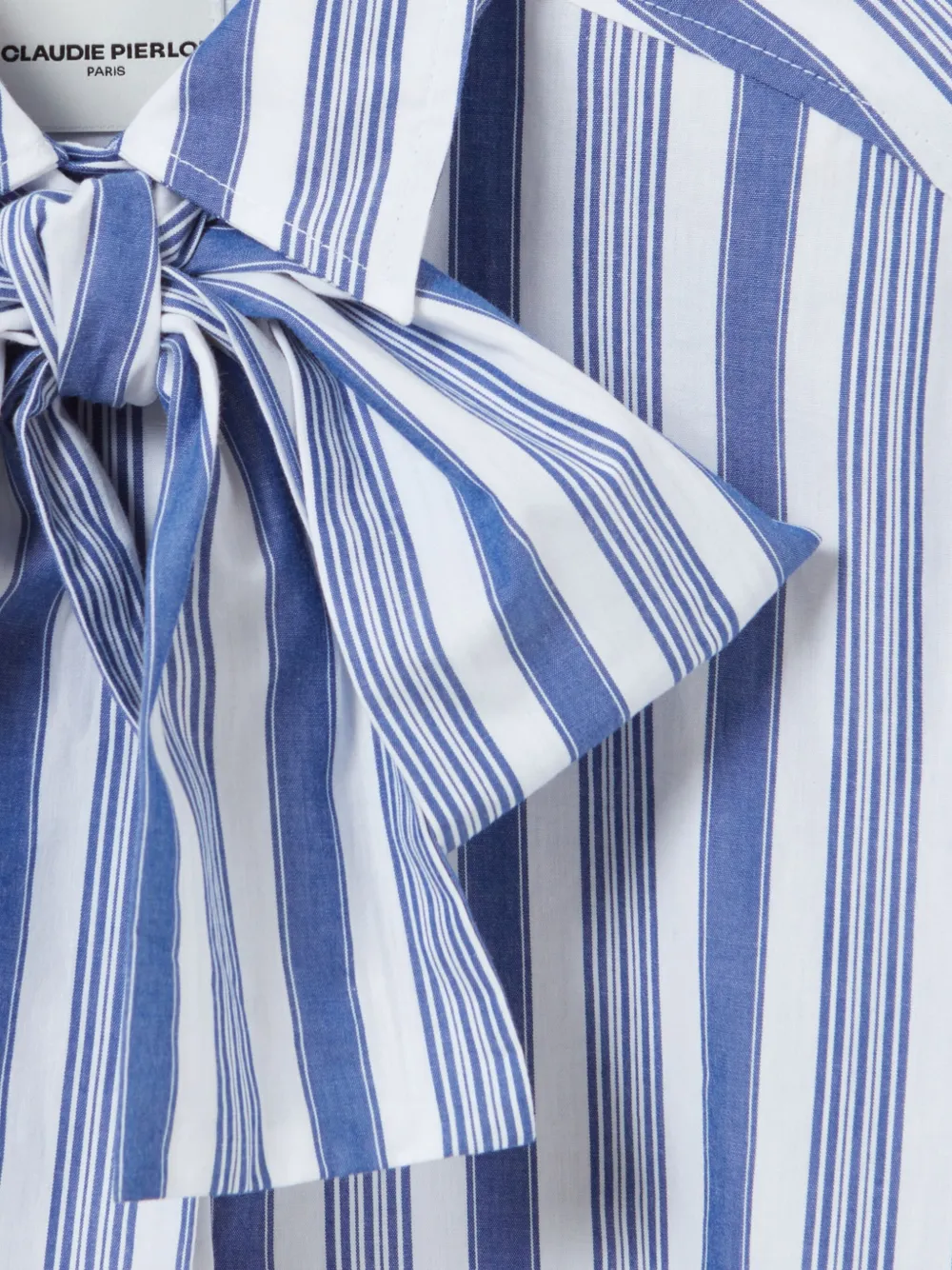 Claudie Pierlot Camicia a righe con fiocco | Image 7