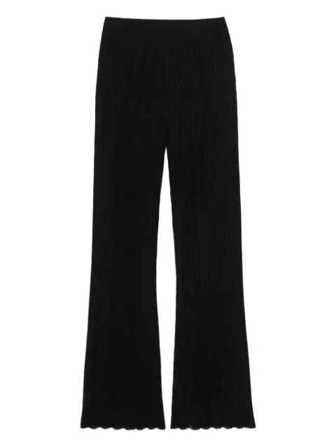 Claudie Pierlot wide-leg crochet trousers