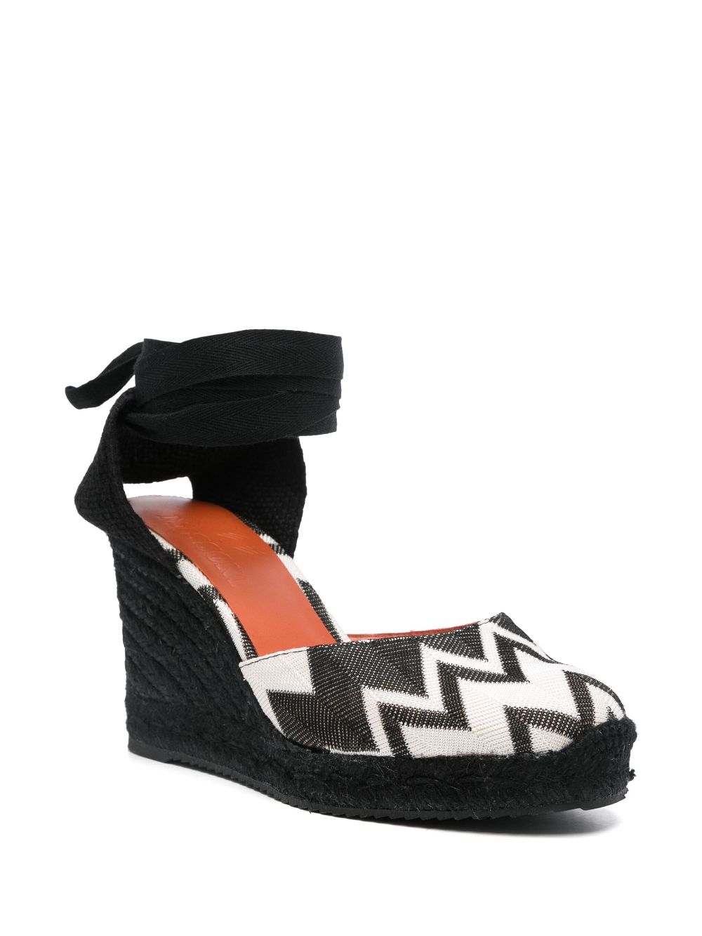 Missoni Espadrilles met zigzag patroon - Zwart