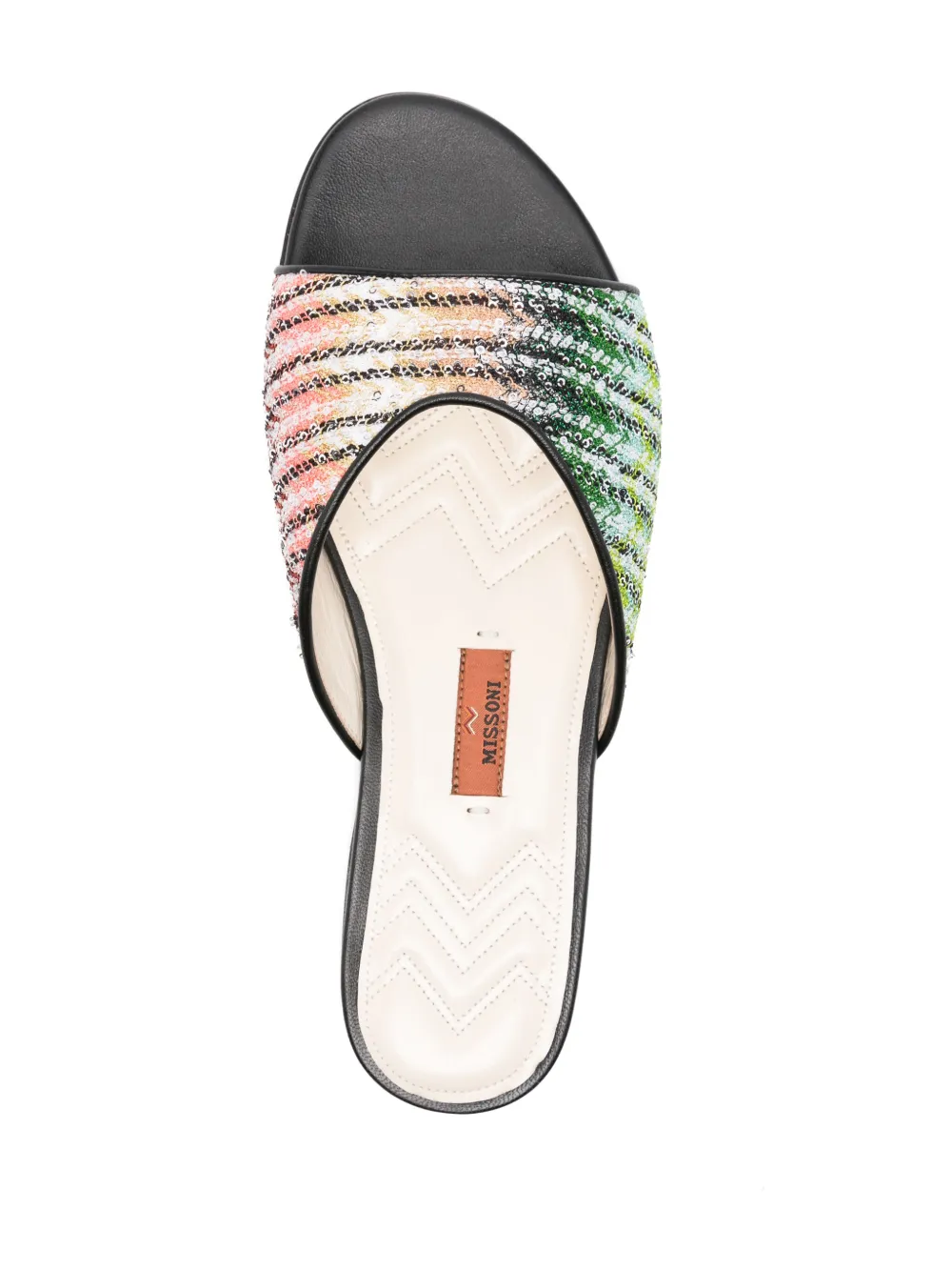 MISSONI GRADIENT FLAT SANDALS