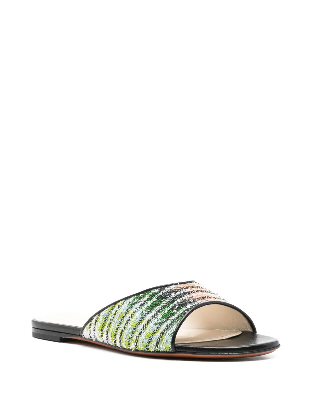 Missoni Sandalen met kleurverloop - Zwart