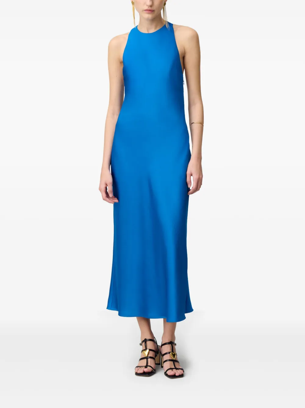 Claudie Pierlot Maxi-jurk met open rug - Blauw