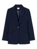 Claudie Pierlot crepe blazer - Blue