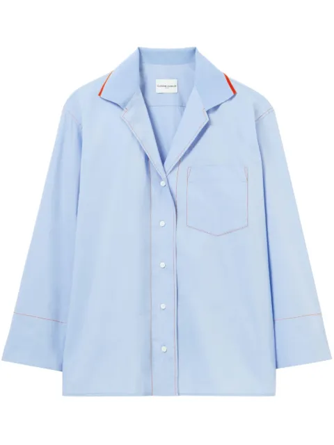 Claudie Pierlot camisa con detalle en contraste