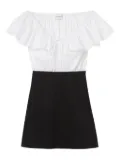 Claudie Pierlot two-tone mini dress - White
