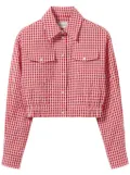 Claudie Pierlot gingham-check shirt - Red