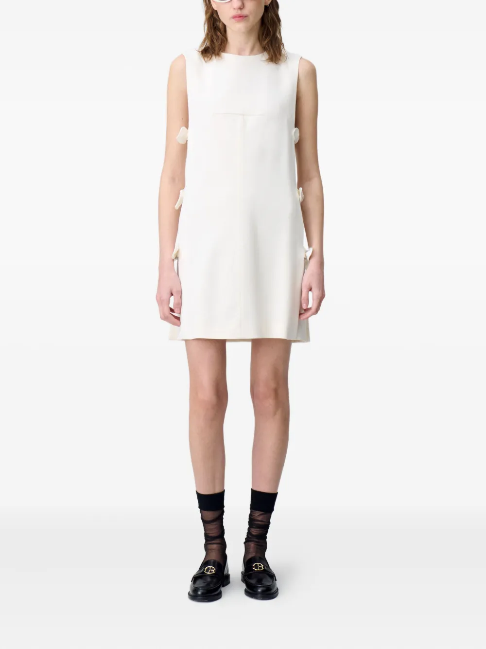 Claudie Pierlot Jurk met strikdetail - Wit