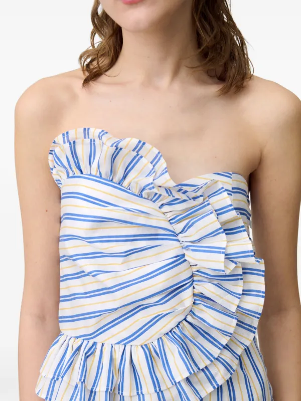 ワンピース [CLAUDIE PIERLOT] Striped Mini One Piece CLAUDIE PIERLOT(クローディピエルロ) ワンピース