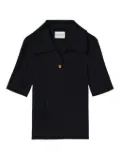 Claudie Pierlot fine-knit top - Black