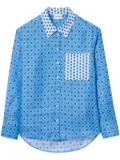 Claudie Pierlot graphic-print shirt - Blue