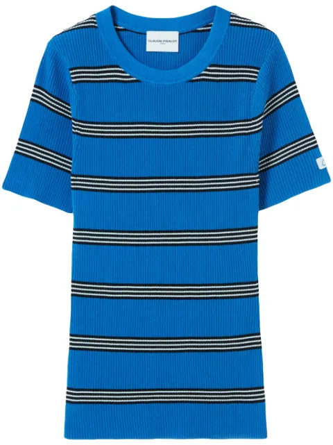 Claudie Pierlot تيشيرت مخطط