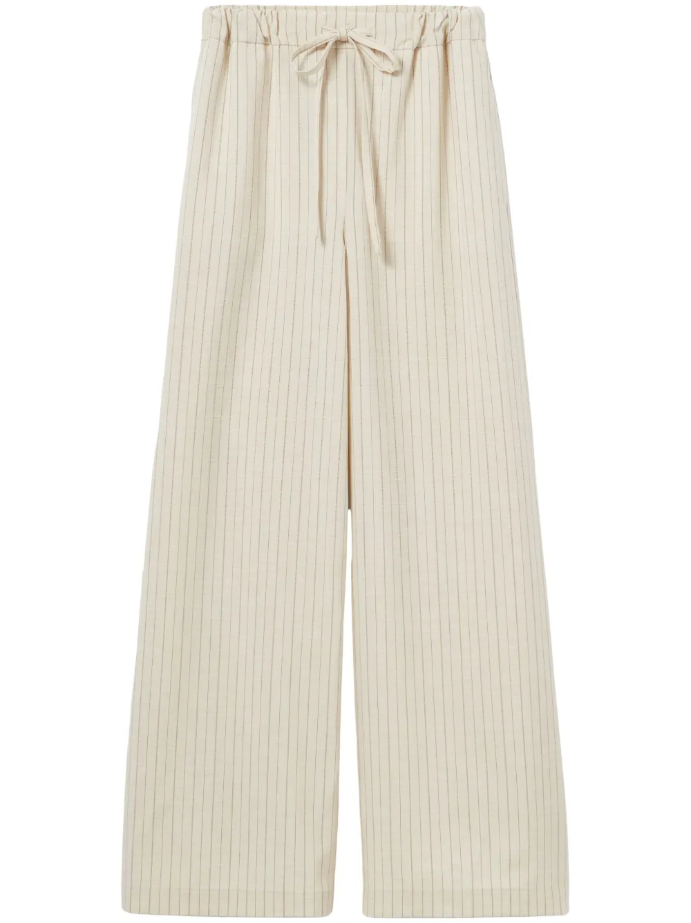 wide striped trousers