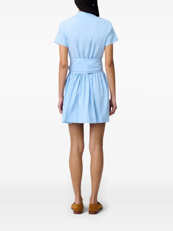 Claudie Pierlot Short Sleeve Dress | Blue | FARFETCH