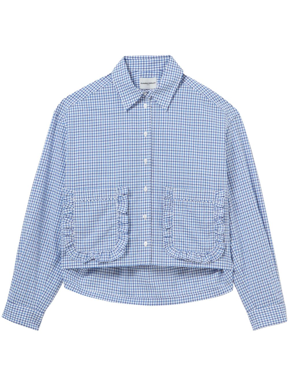 Claudie Pierlot checked shirt - Blue