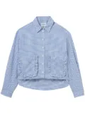Claudie Pierlot checked shirt - Blue