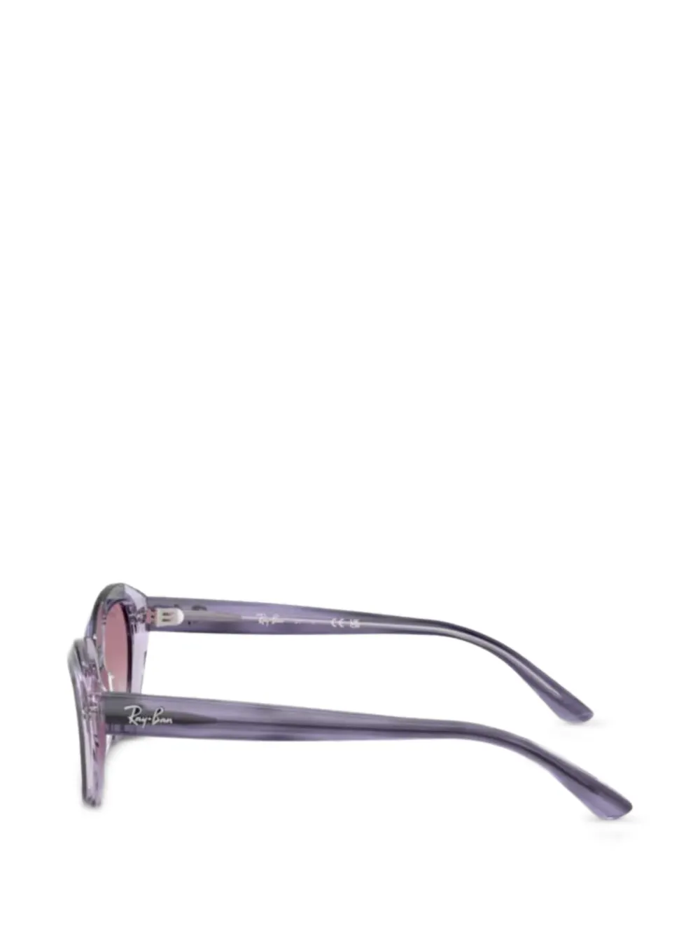 RAY-BAN JUNIOR Zonnebril met rechthoekig montuur Paars