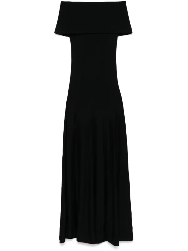KHAITE Ava Maxi Dress | Black | FARFETCH