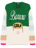 BARROW logo-intarsia sweater - Neutrals