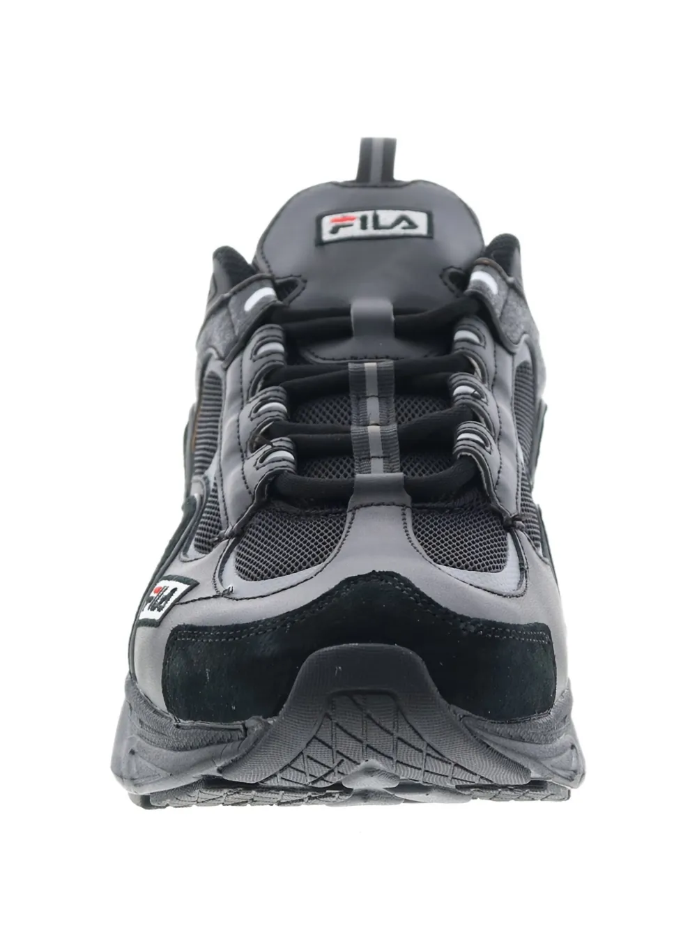 Fila Trigate Plus "black/metallic Silver" Sneakers In Black