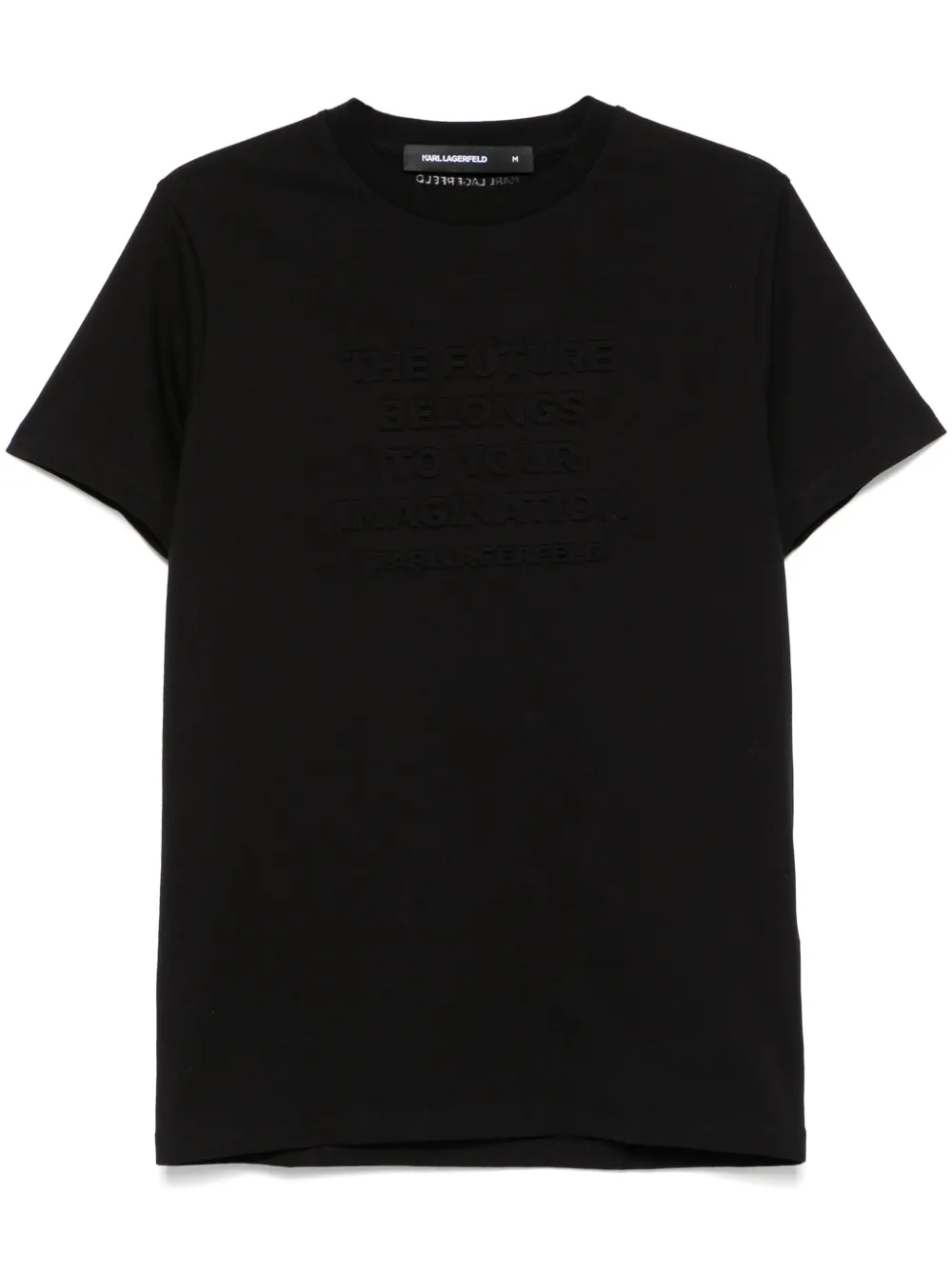Karl Lagerfeld Klassisches T-Shirt - Schwarz