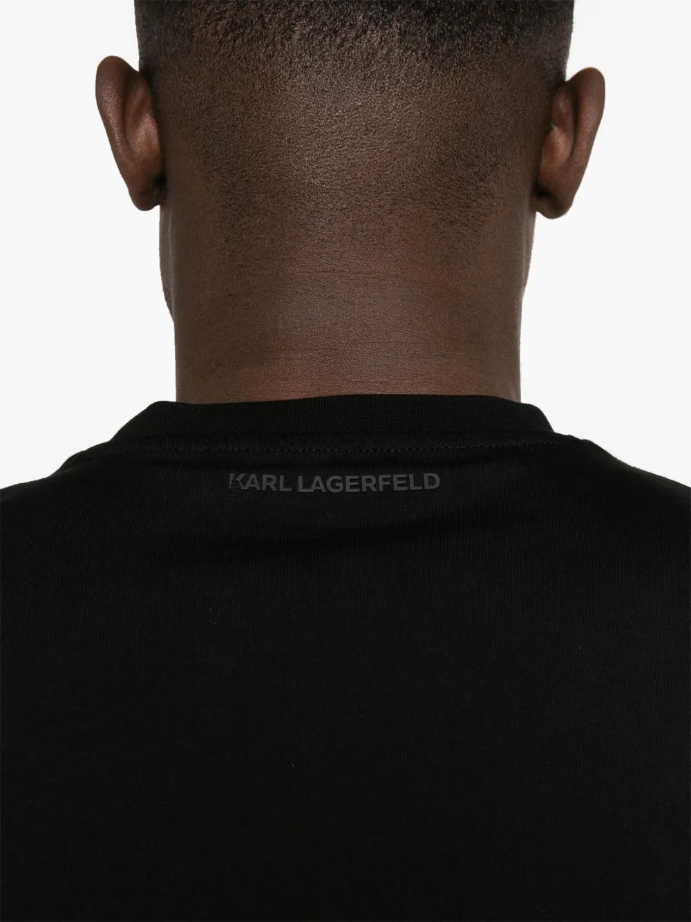 Karl Lagerfeld T-shirt met korte mouwen Zwart