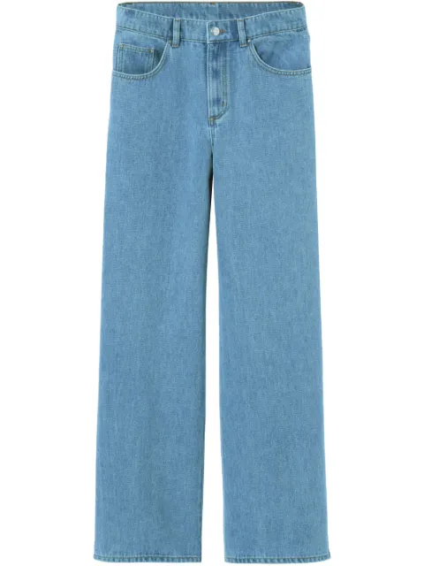Claudie Pierlot Calça jeans wide leg