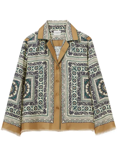 Claudie Pierlot silk printed shirt