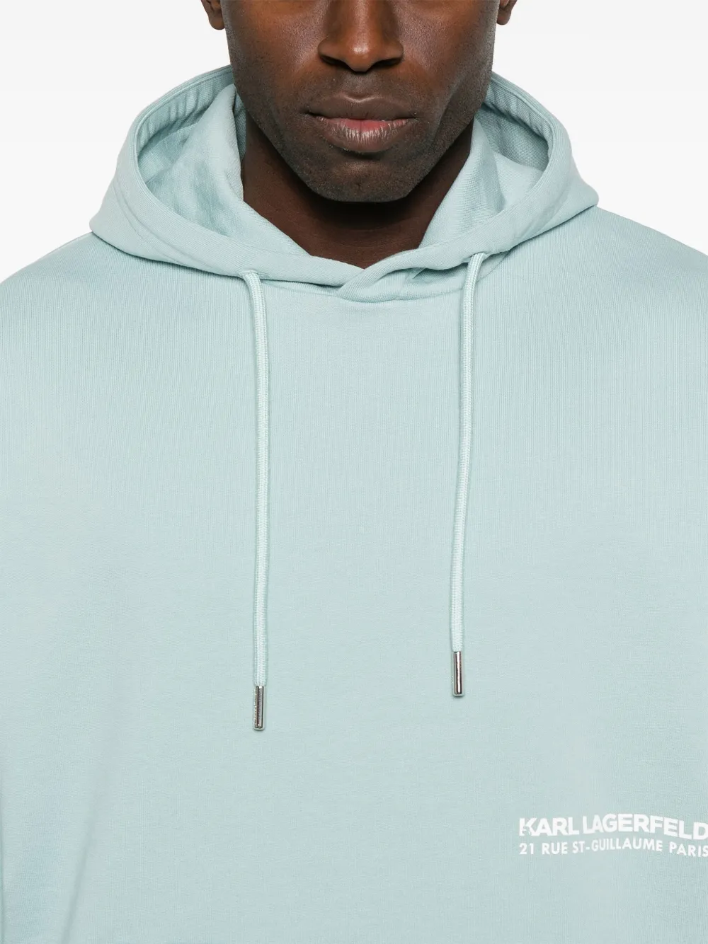 Karl Lagerfeld Rue St-Guillaume hoodie Blauw