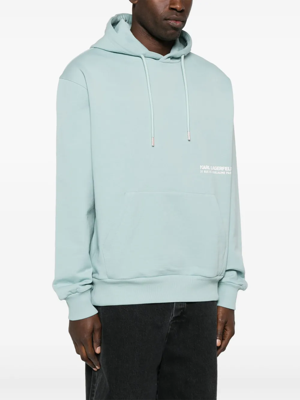 Karl Lagerfeld Rue St-Guillaume hoodie Blauw